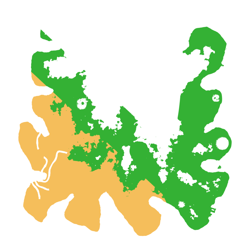 Biome Rust Map: Procedural Map, Size: 3500, Seed: 896186826