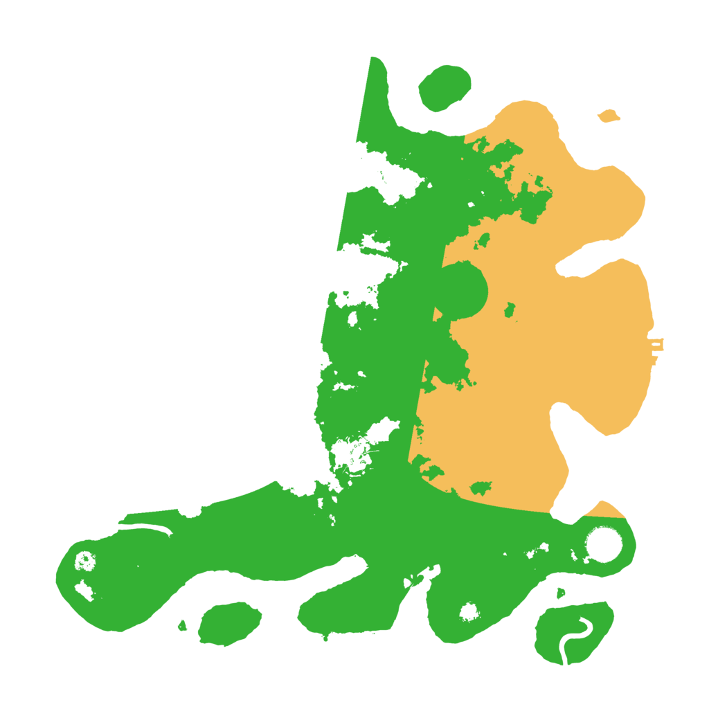 Biome Rust Map: Procedural Map, Size: 3500, Seed: 597022431