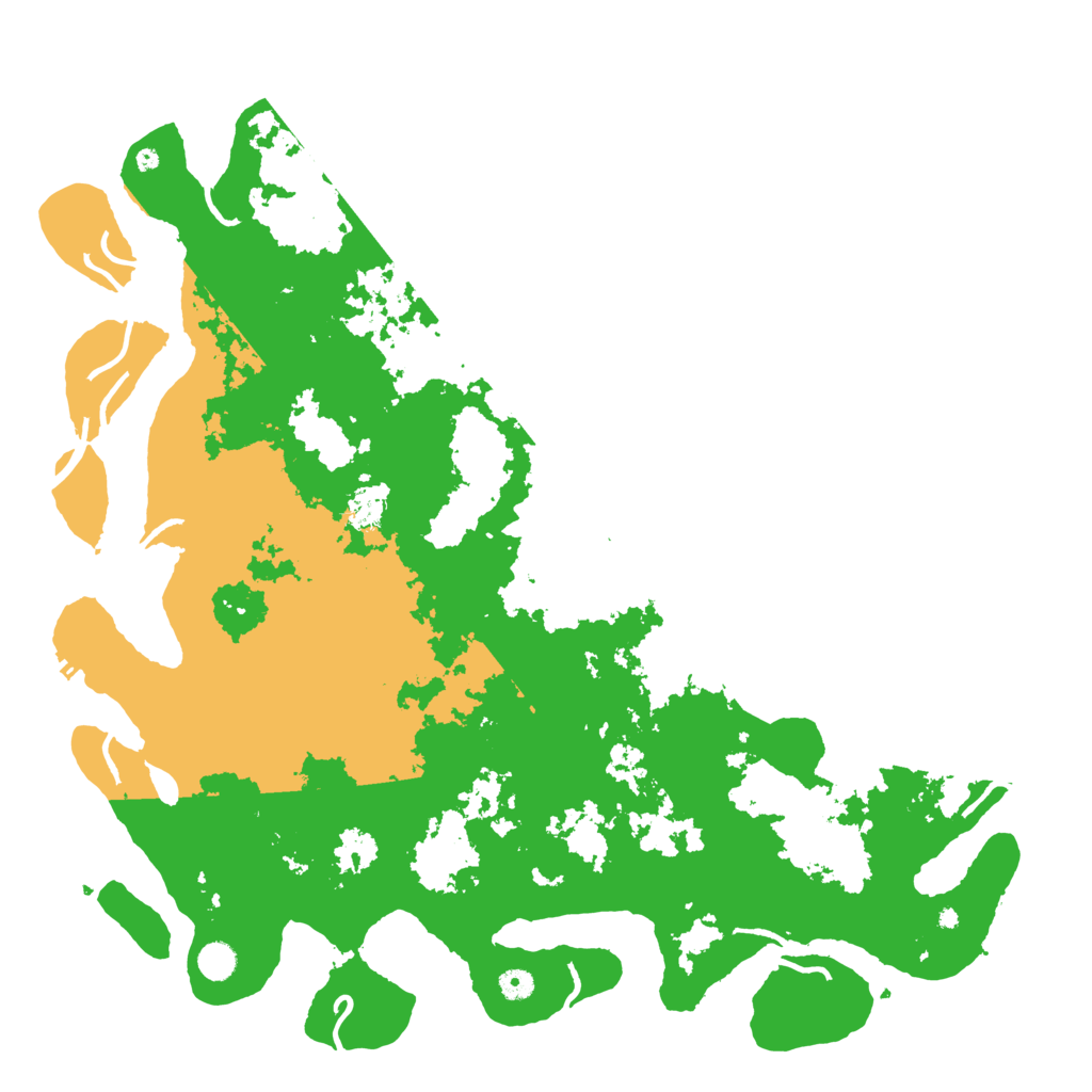 Biome Rust Map: Procedural Map, Size: 5000, Seed: 756239493