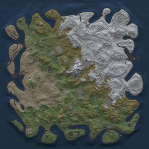 Thumbnail Rust Map: Procedural Map, Size: 5000, Seed: 756239493, 18 Monuments