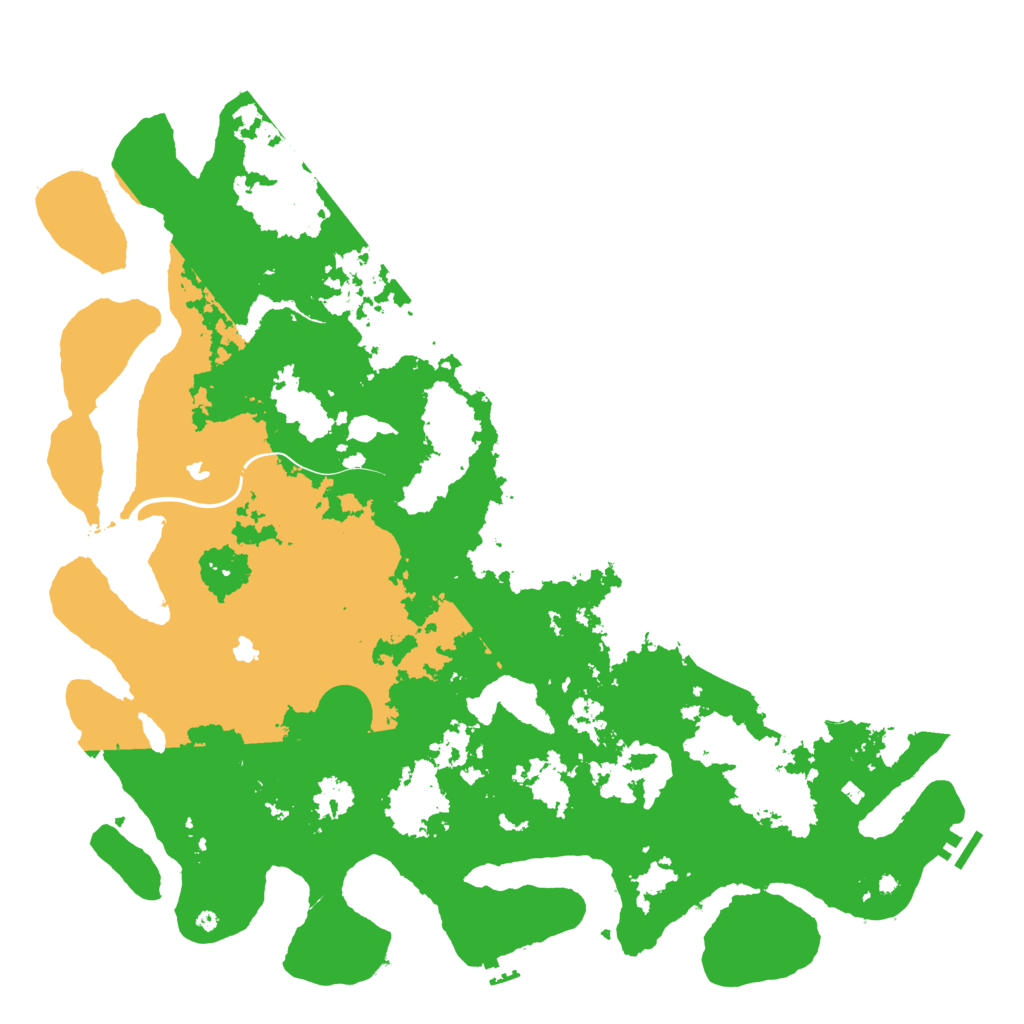 Biome Rust Map: Procedural Map, Size: 5000, Seed: 756239493