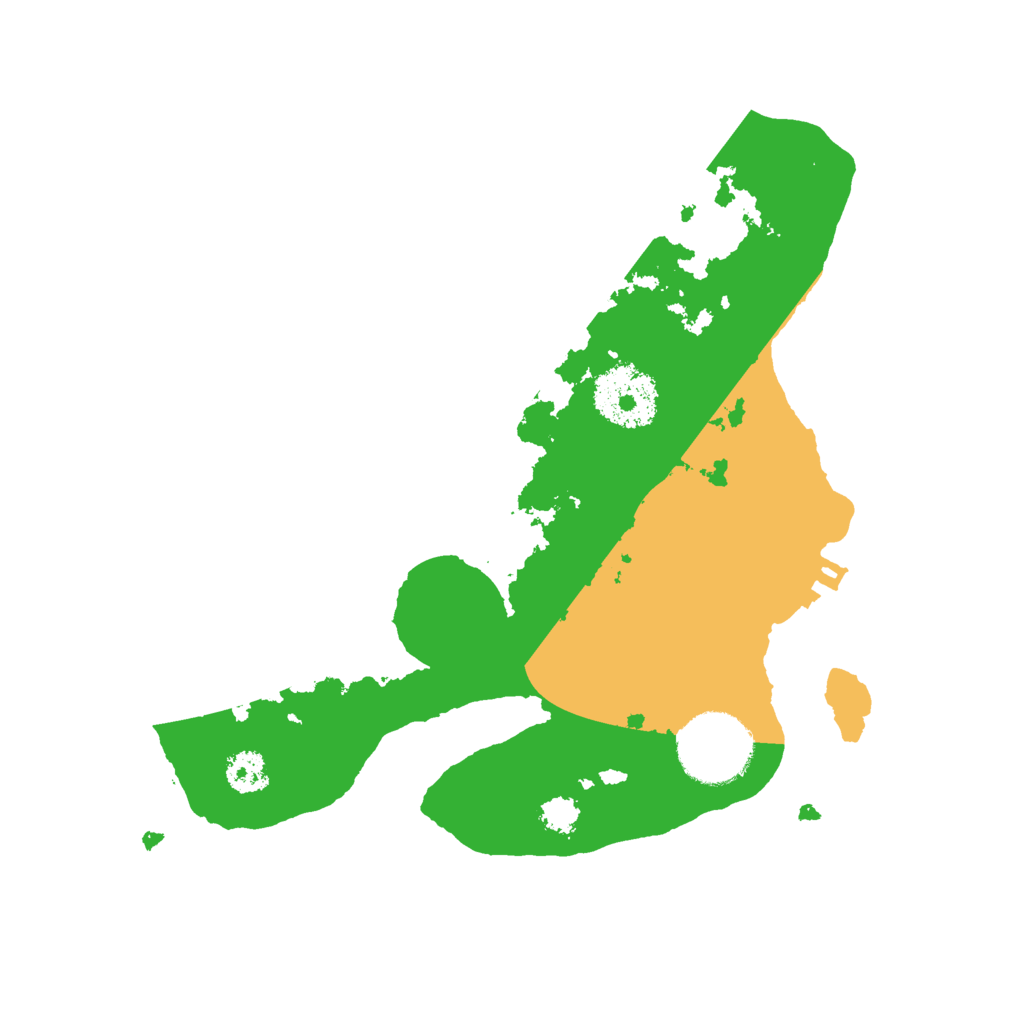 Biome Rust Map: Procedural Map, Size: 2500, Seed: 1015423435