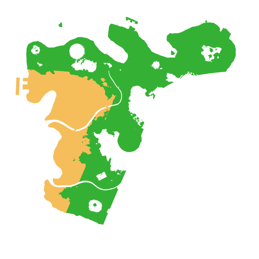 Biome Rust Map: Procedural Map, Size: 3000, Seed: 785629579