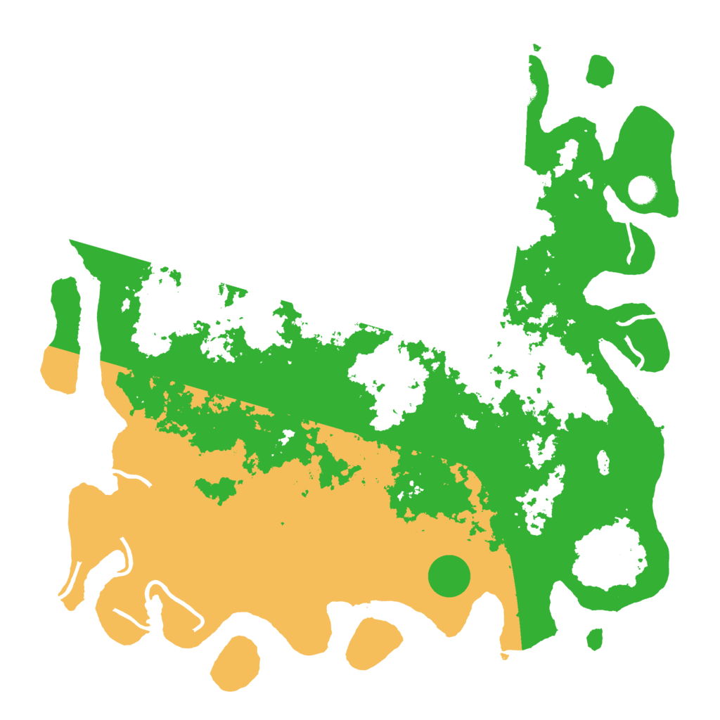 Biome Rust Map: Procedural Map, Size: 4500, Seed: 446845454