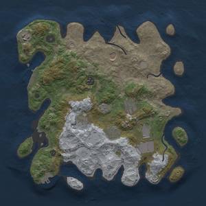 Thumbnail Rust Map: Procedural Map, Size: 3500, Seed: 727418368, 15 Monuments