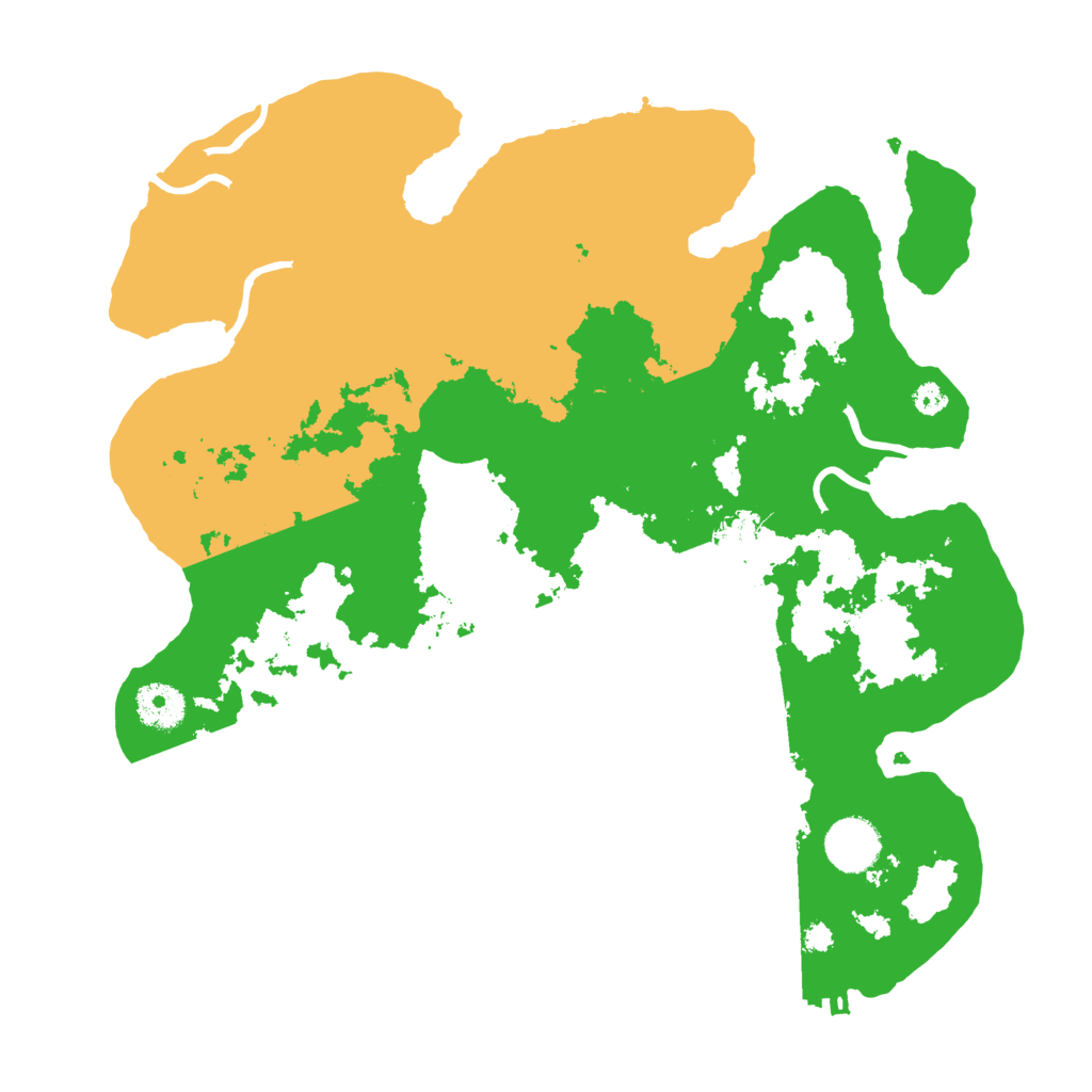 Biome Rust Map: Procedural Map, Size: 3500, Seed: 1346597792