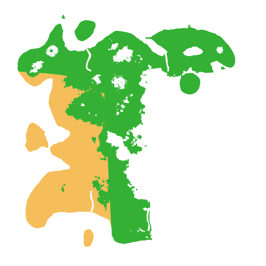 Biome Rust Map: Procedural Map, Size: 3500, Seed: 90923937