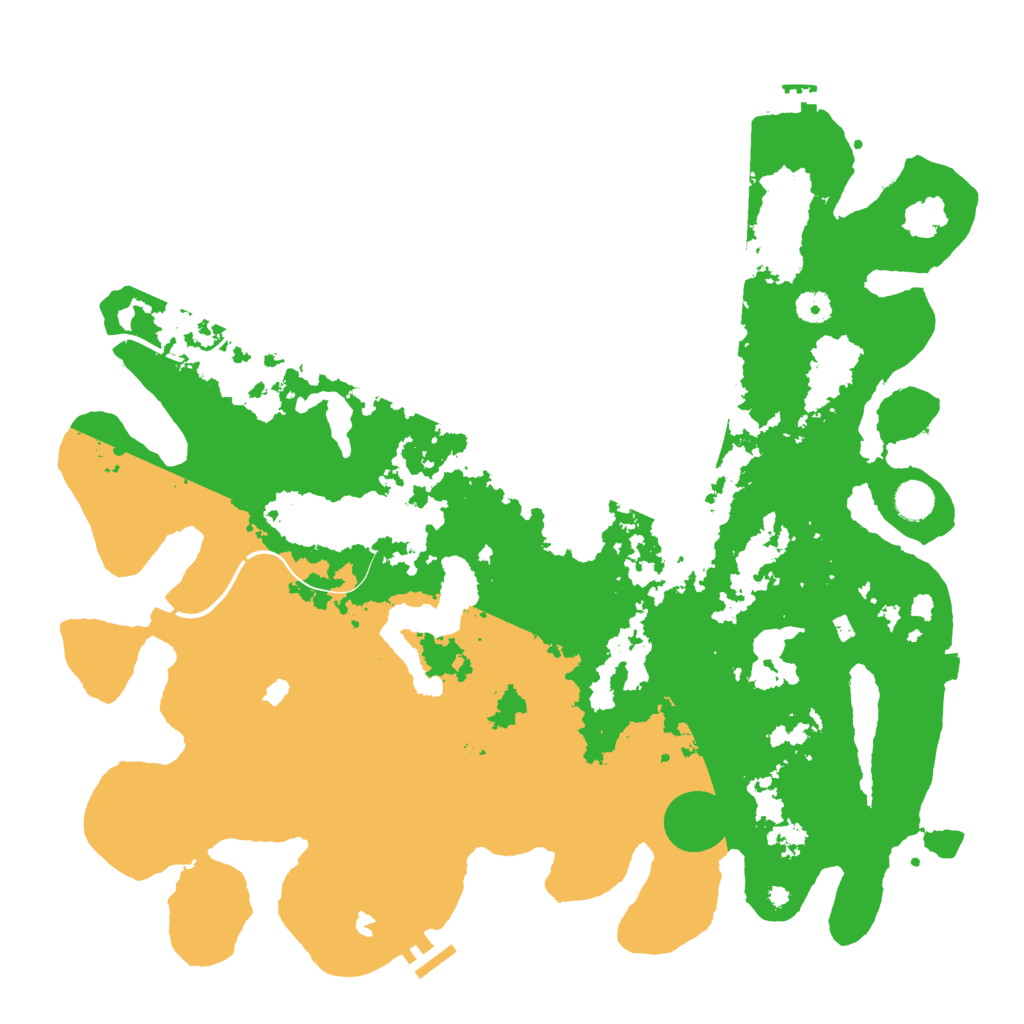 Biome Rust Map: Procedural Map, Size: 4500, Seed: 6855412