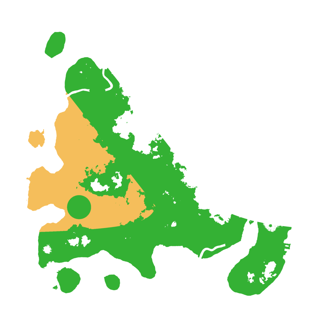 Biome Rust Map: Procedural Map, Size: 3500, Seed: 630160621