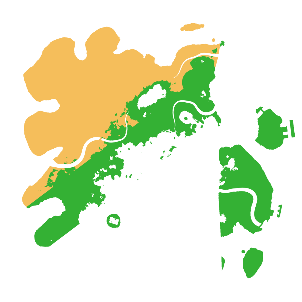 Biome Rust Map: Procedural Map, Size: 3500, Seed: 806772339