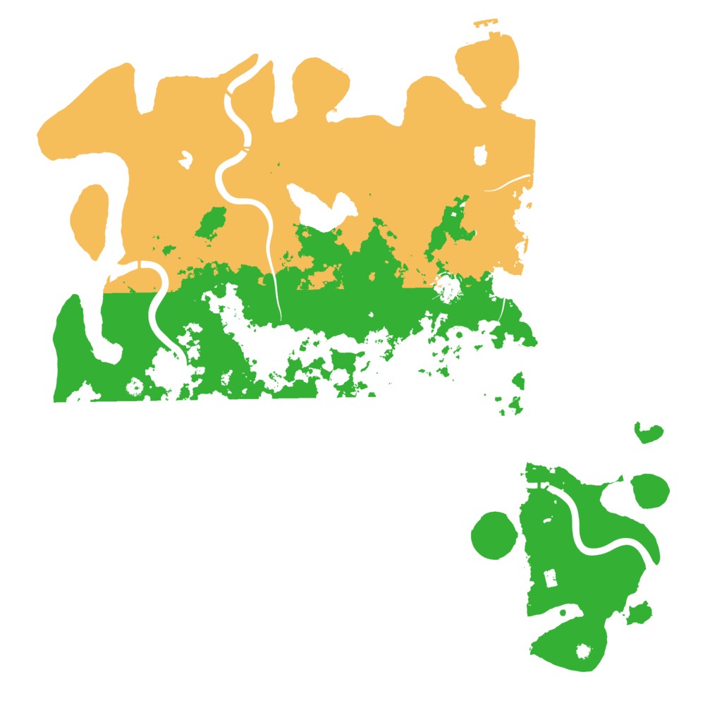 Biome Rust Map: Procedural Map, Size: 4500, Seed: 1205172816