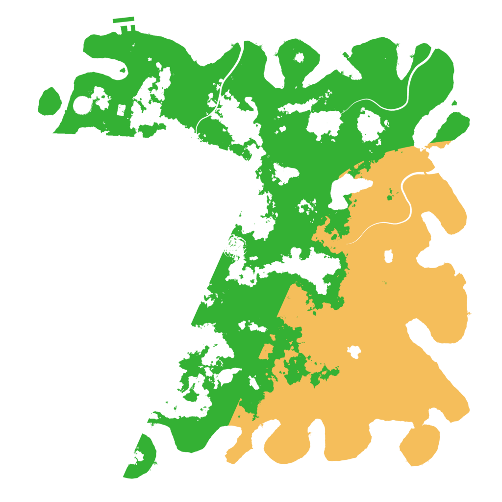 Biome Rust Map: Procedural Map, Size: 4750, Seed: 622373792