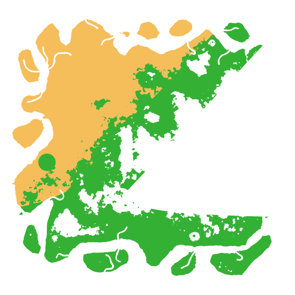 Biome Rust Map: Procedural Map, Size: 4500, Seed: 427307225