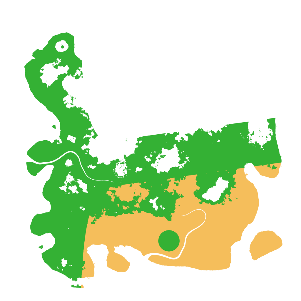 Biome Rust Map: Procedural Map, Size: 3750, Seed: 20323
