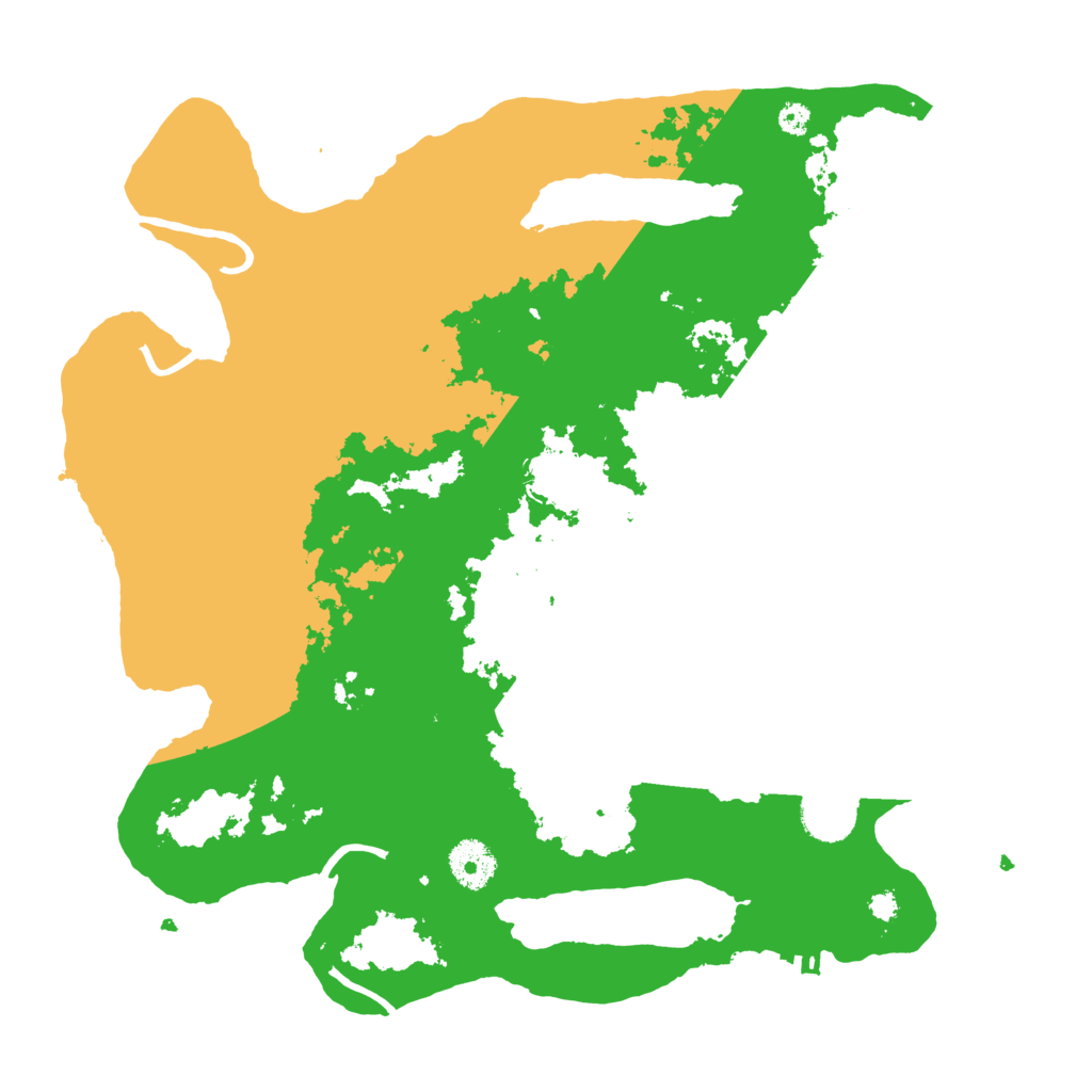 Biome Rust Map: Procedural Map, Size: 3500, Seed: 54656