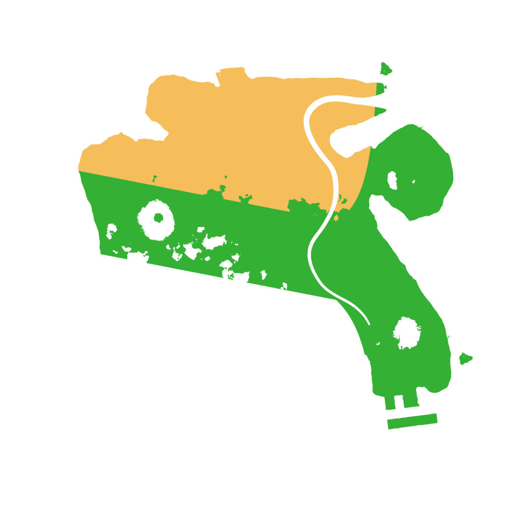 Biome Rust Map: Procedural Map, Size: 2100, Seed: 30546