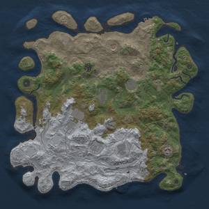 Thumbnail Rust Map: Procedural Map, Size: 4250, Seed: 14071987, 16 Monuments