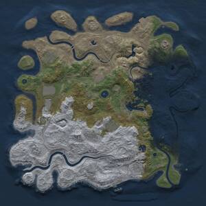 Thumbnail Rust Map: Procedural Map, Size: 4250, Seed: 14071987, 16 Monuments