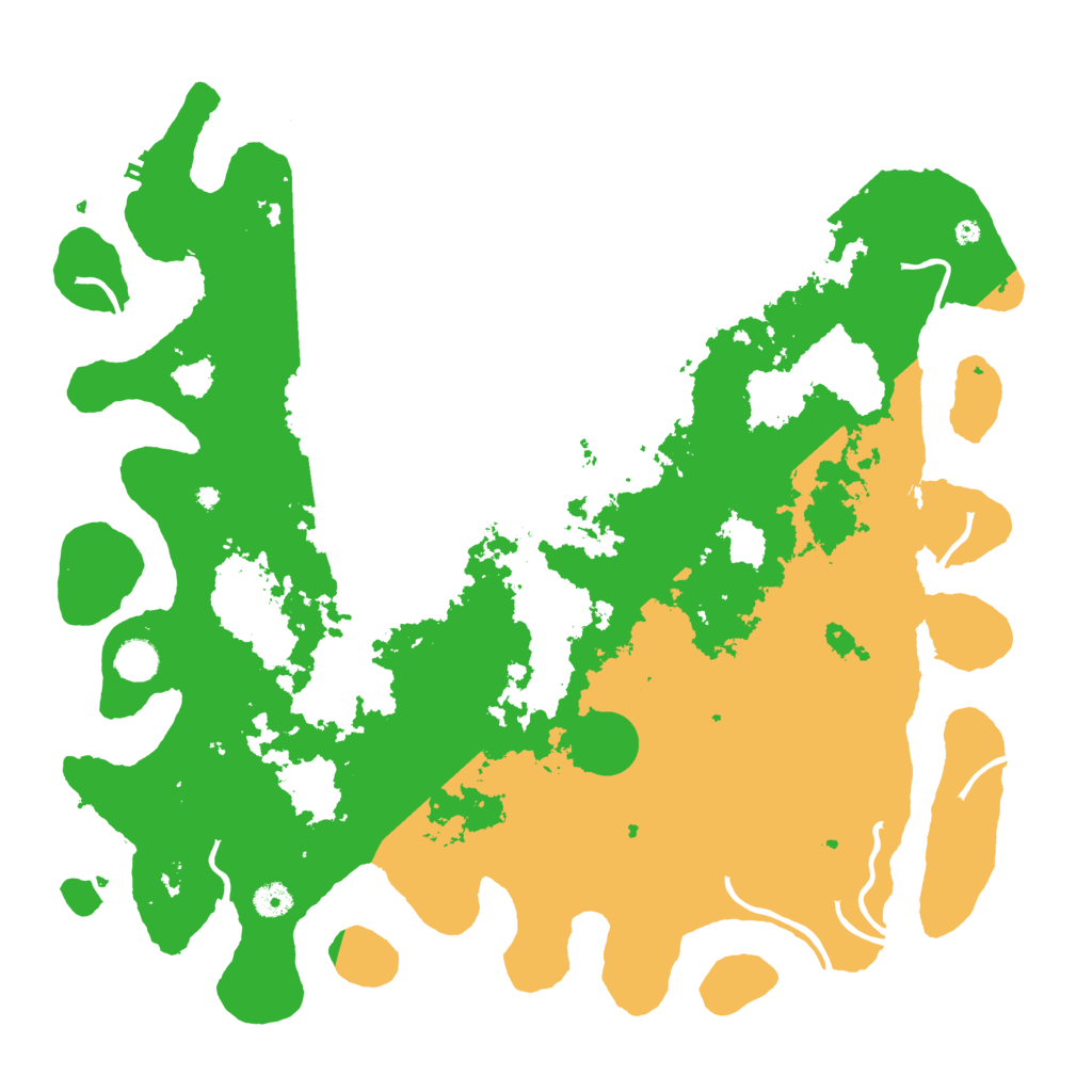 Biome Rust Map: Procedural Map, Size: 4500, Seed: 88655267