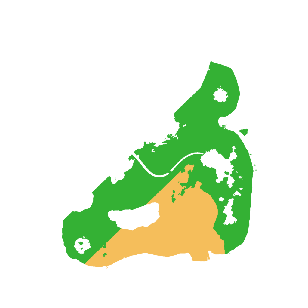Biome Rust Map: Procedural Map, Size: 2000, Seed: 763950031