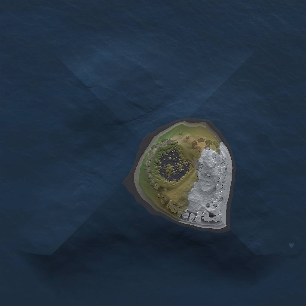 Rust Map: Procedural Map, Size: 1000, Seed: 90391280, 3 Monuments