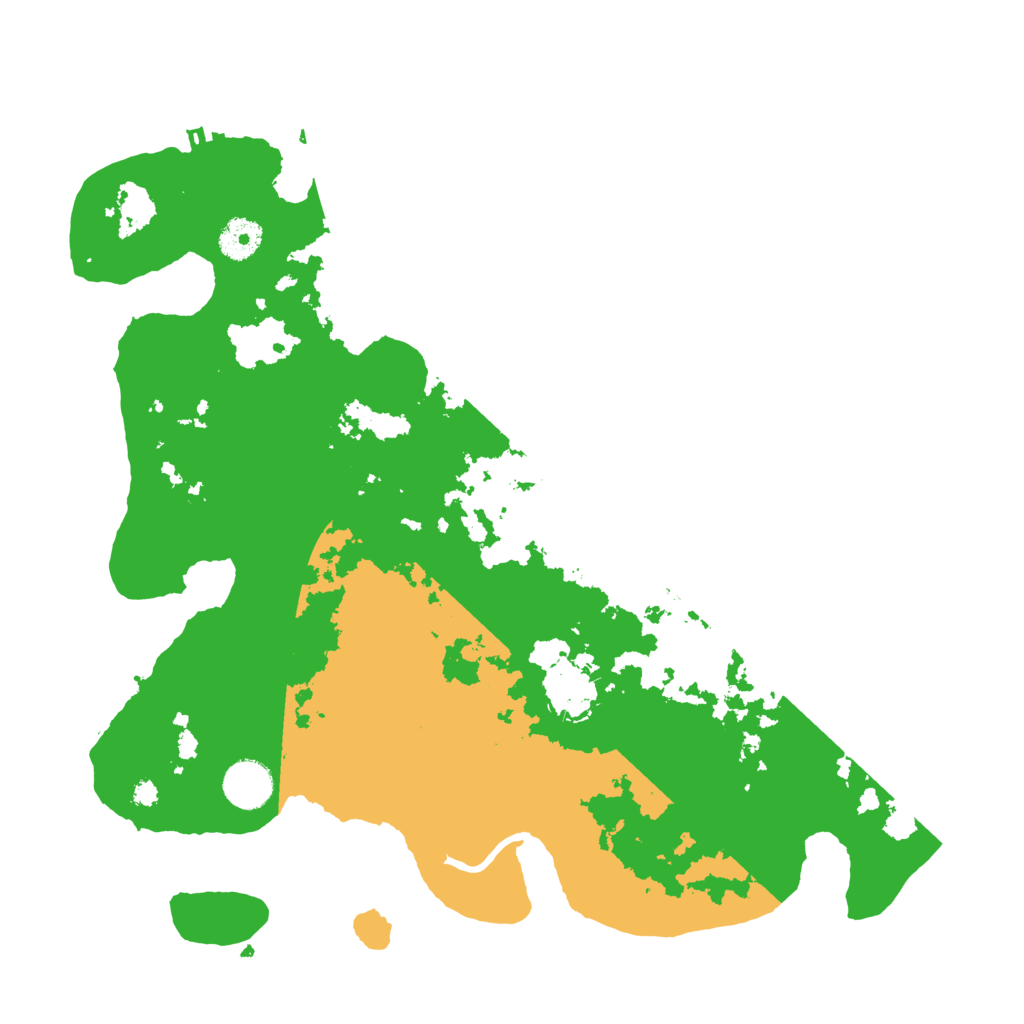 Biome Rust Map: Procedural Map, Size: 3700, Seed: 1003