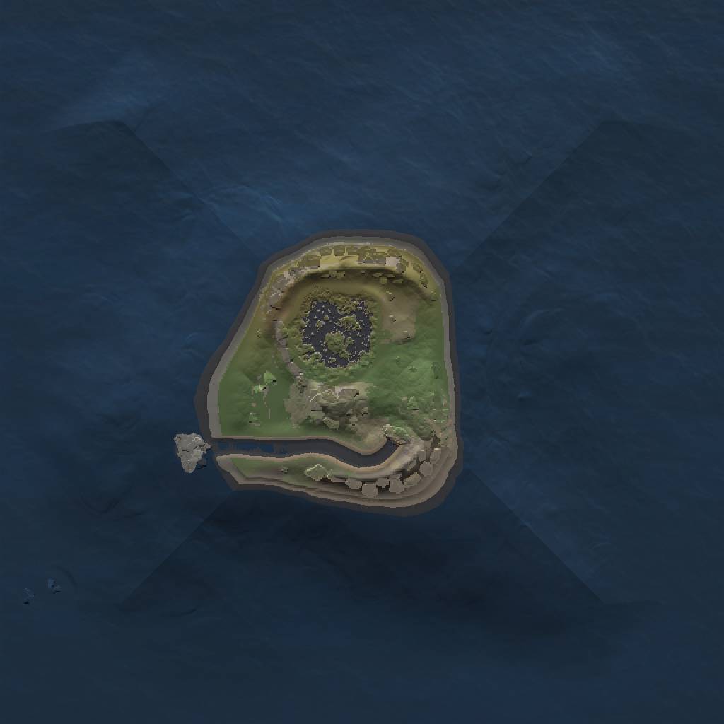 Rust Map: Procedural Map, Size: 1000, Seed: 374, 3 Monuments