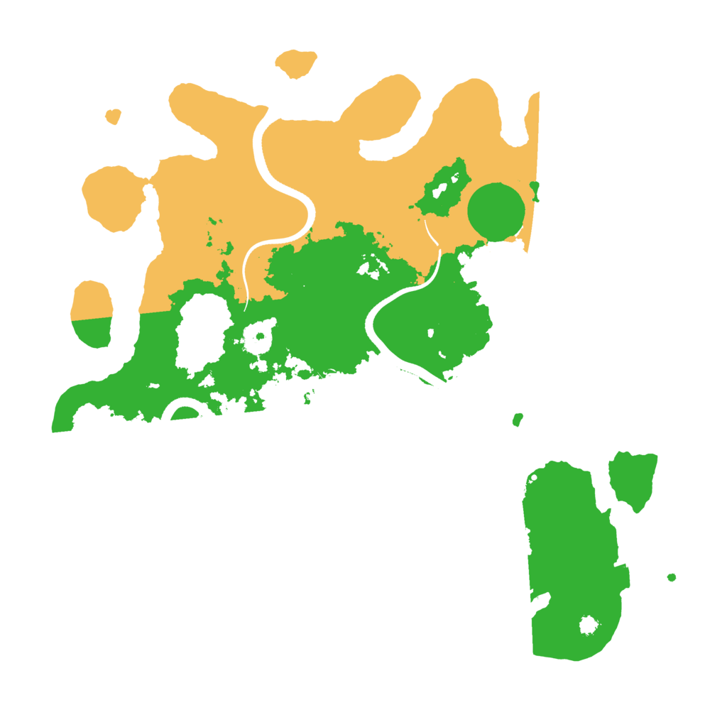 Biome Rust Map: Procedural Map, Size: 3500, Seed: 115332177
