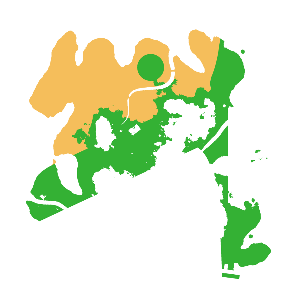 Biome Rust Map: Procedural Map, Size: 3000, Seed: 1084453028