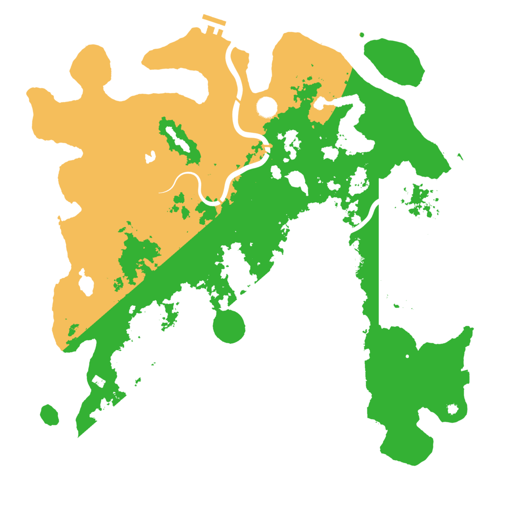 Biome Rust Map: Procedural Map, Size: 4250, Seed: 80389954