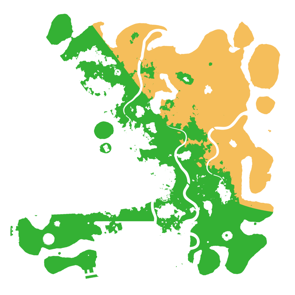 Biome Rust Map: Procedural Map, Size: 4500, Seed: 463467764