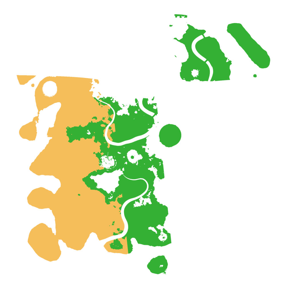 Biome Rust Map: Procedural Map, Size: 3500, Seed: 1769143570
