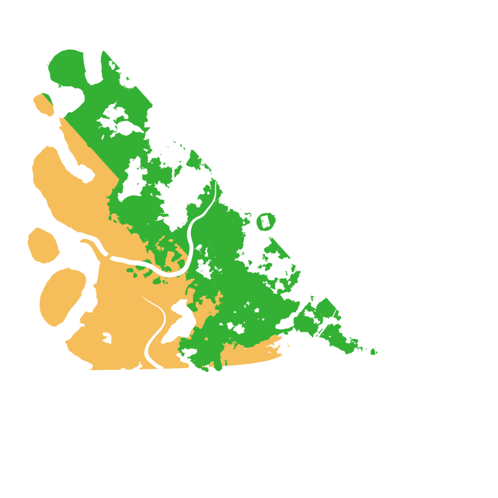 Biome Rust Map: Procedural Map, Size: 4500, Seed: 1016944932