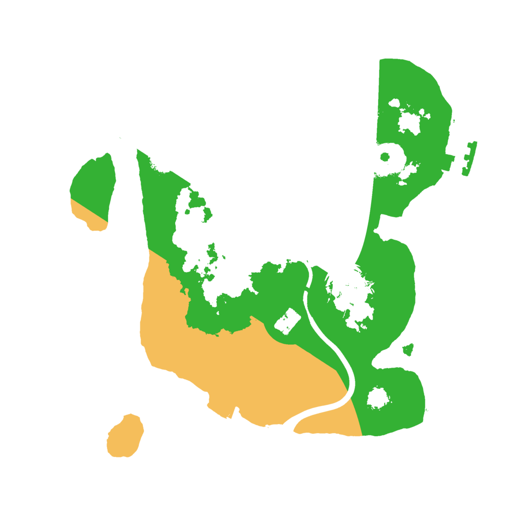 Biome Rust Map: Procedural Map, Size: 2200, Seed: 366502332