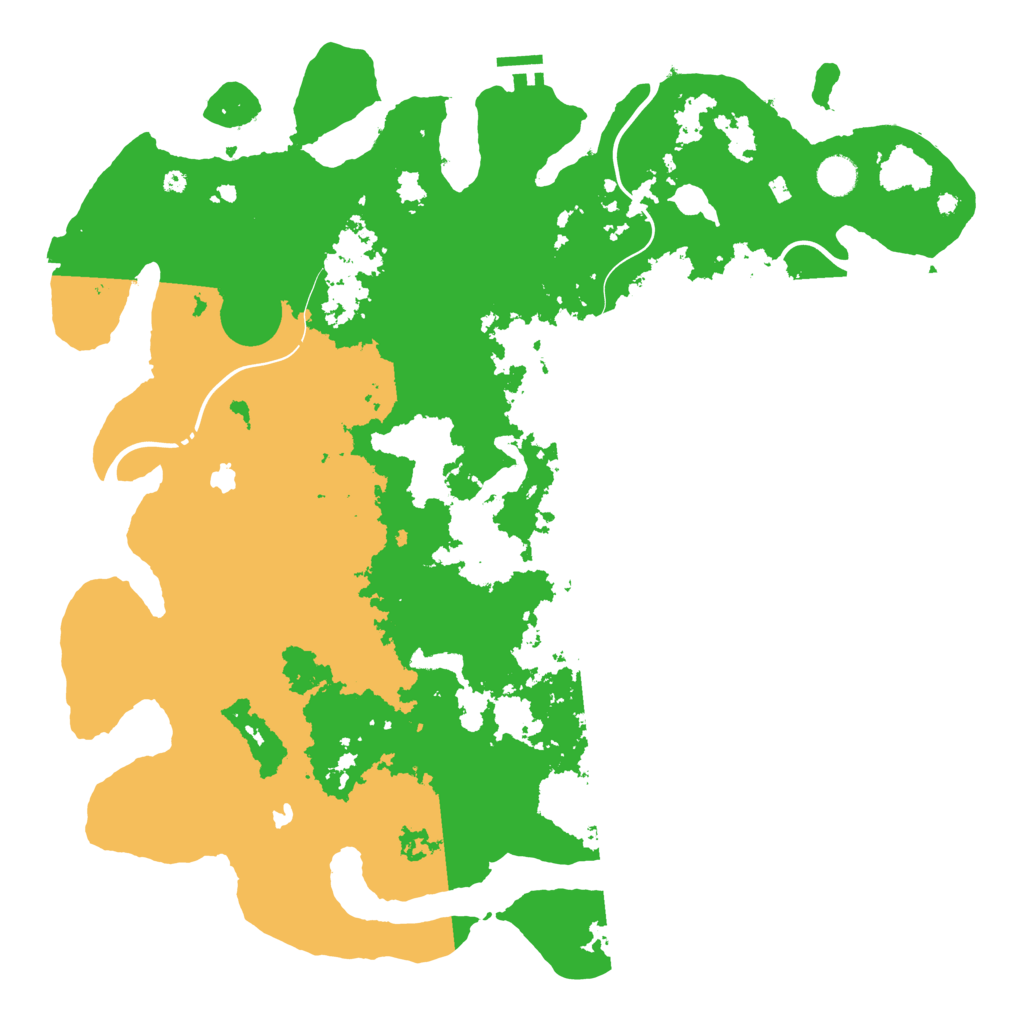 Biome Rust Map: Procedural Map, Size: 4500, Seed: 1427120211