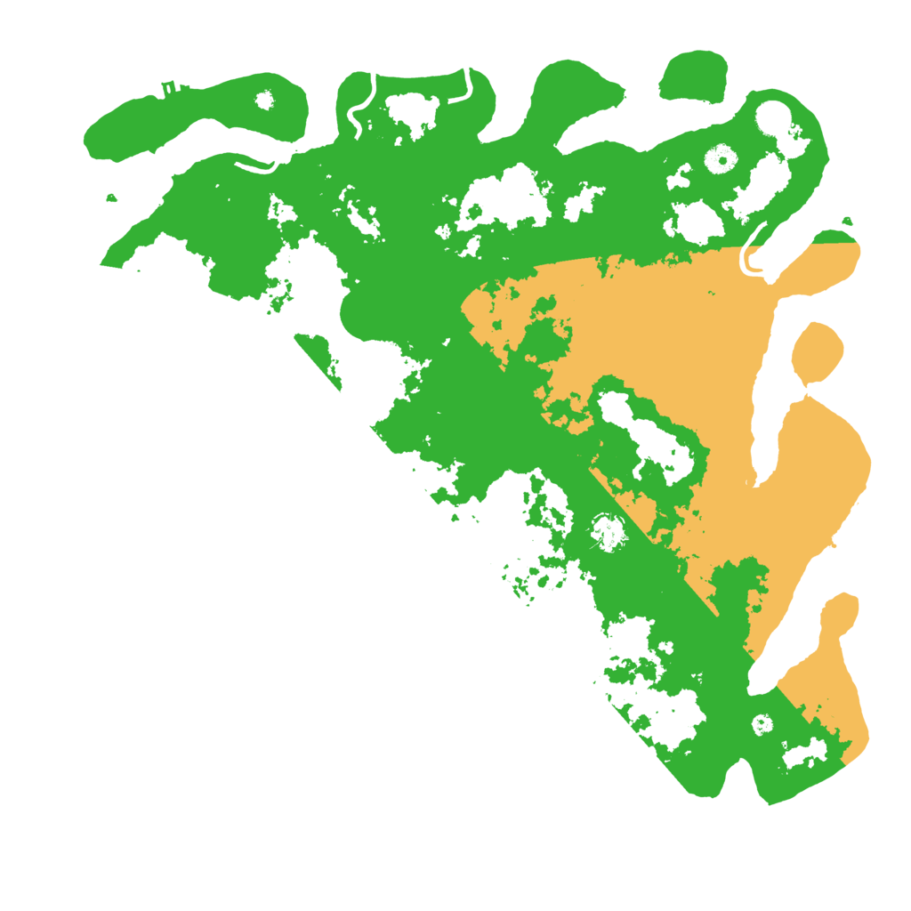 Biome Rust Map: Procedural Map, Size: 4500, Seed: 1546504106