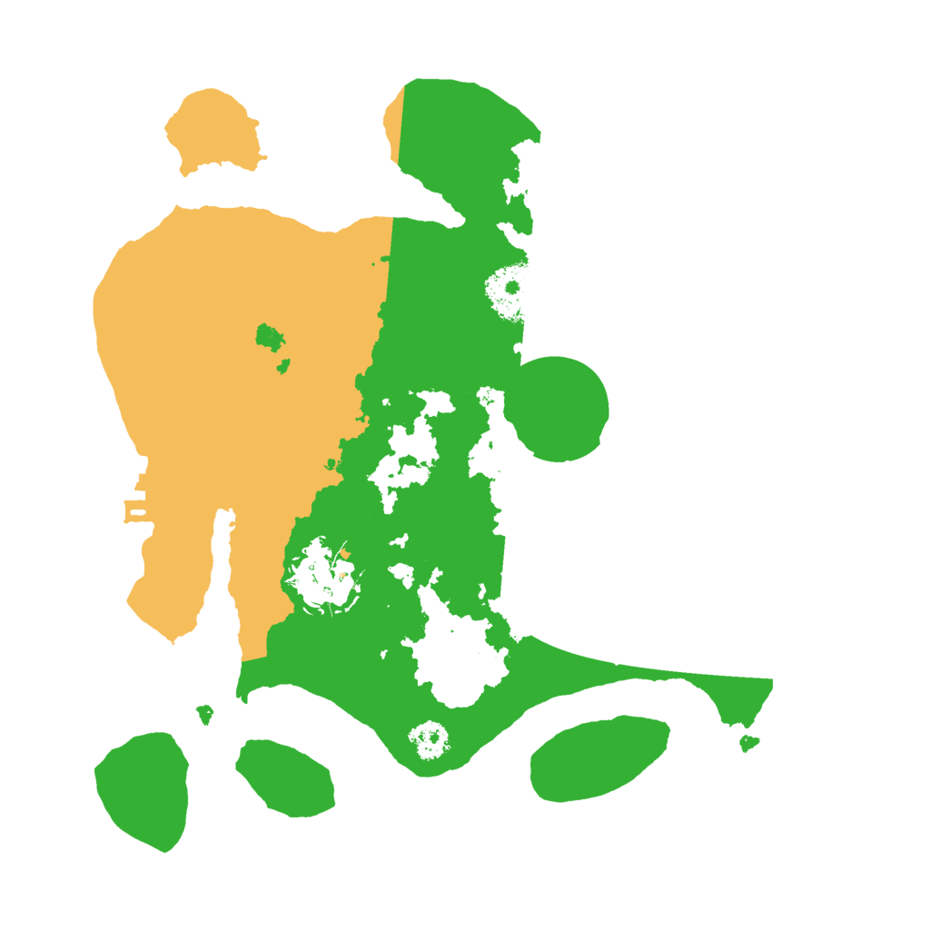 Biome Rust Map: Procedural Map, Size: 2500, Seed: 30002841