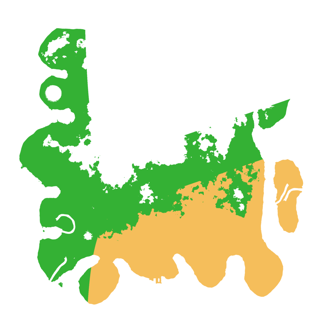 Biome Rust Map: Procedural Map, Size: 3500, Seed: 550047715