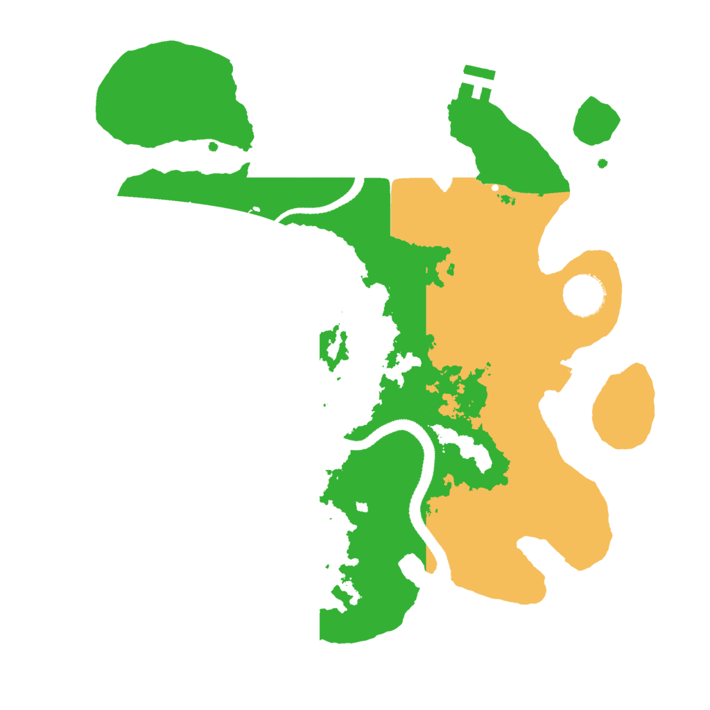 Biome Rust Map: Procedural Map, Size: 3000, Seed: 244336287