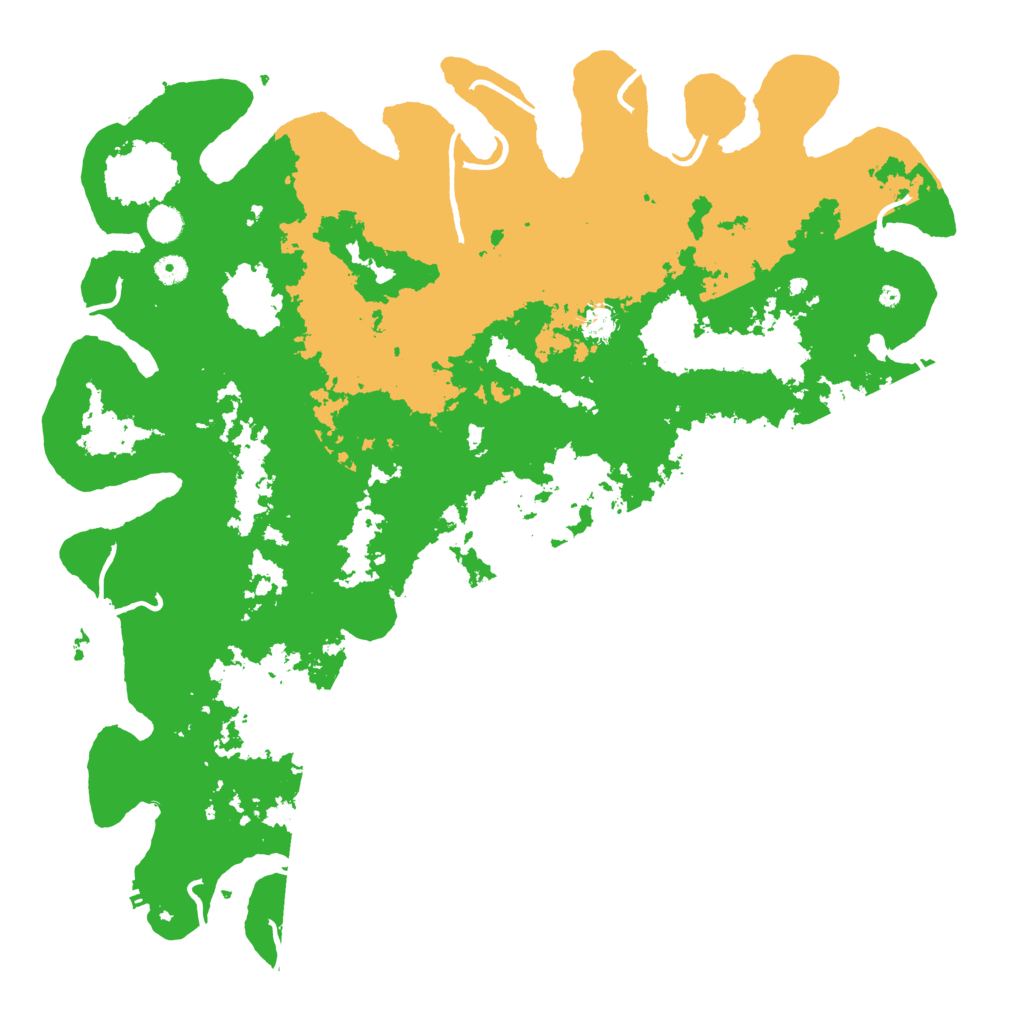 Biome Rust Map: Procedural Map, Size: 5000, Seed: 2032023