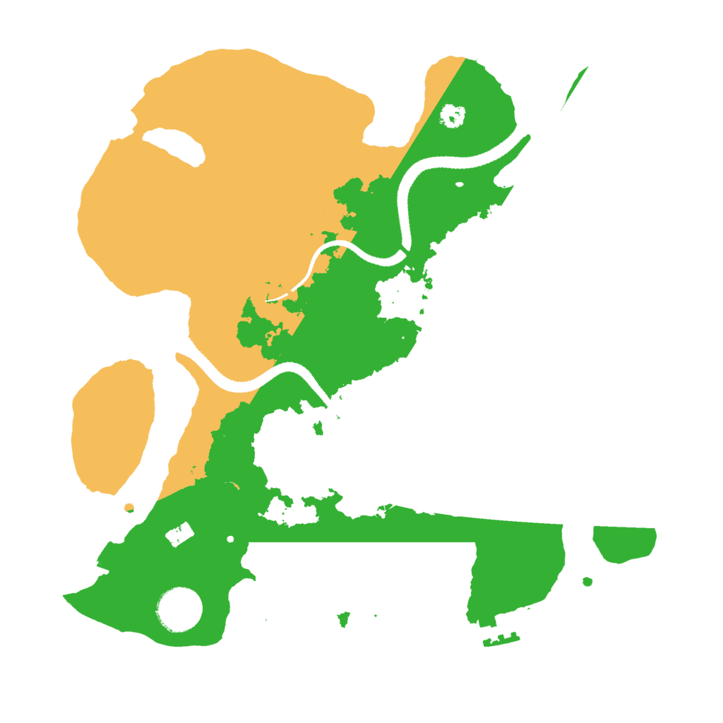 Biome Rust Map: Procedural Map, Size: 3000, Seed: 27487708