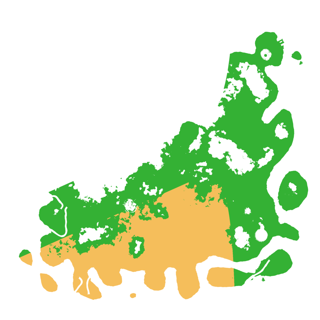 Biome Rust Map: Procedural Map, Size: 4500, Seed: 290217914