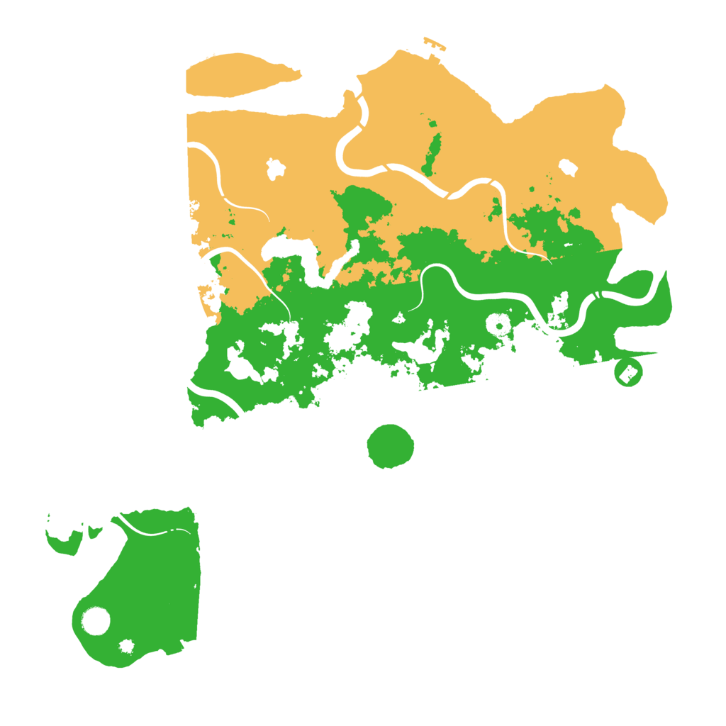 Biome Rust Map: Procedural Map, Size: 4500, Seed: 225989731