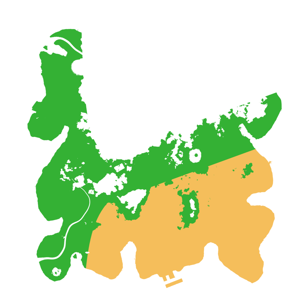 Biome Rust Map: Procedural Map, Size: 3500, Seed: 1003361205