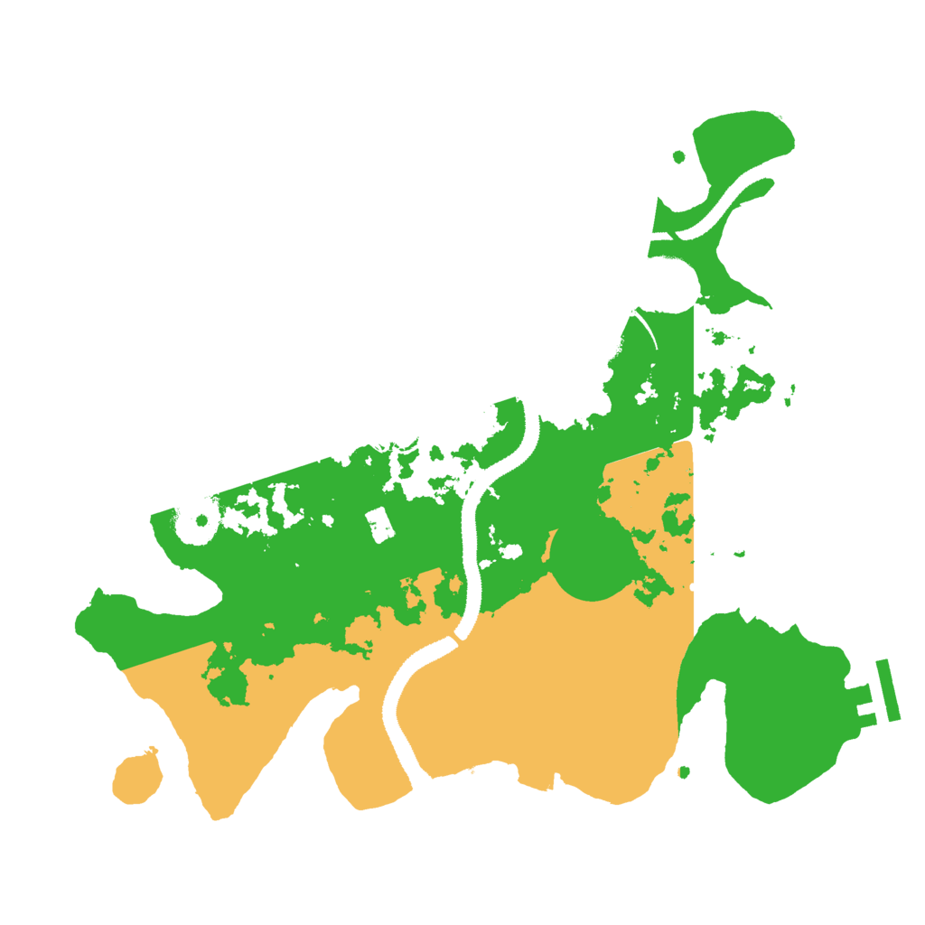 Biome Rust Map: Procedural Map, Size: 3000, Seed: 1397895635