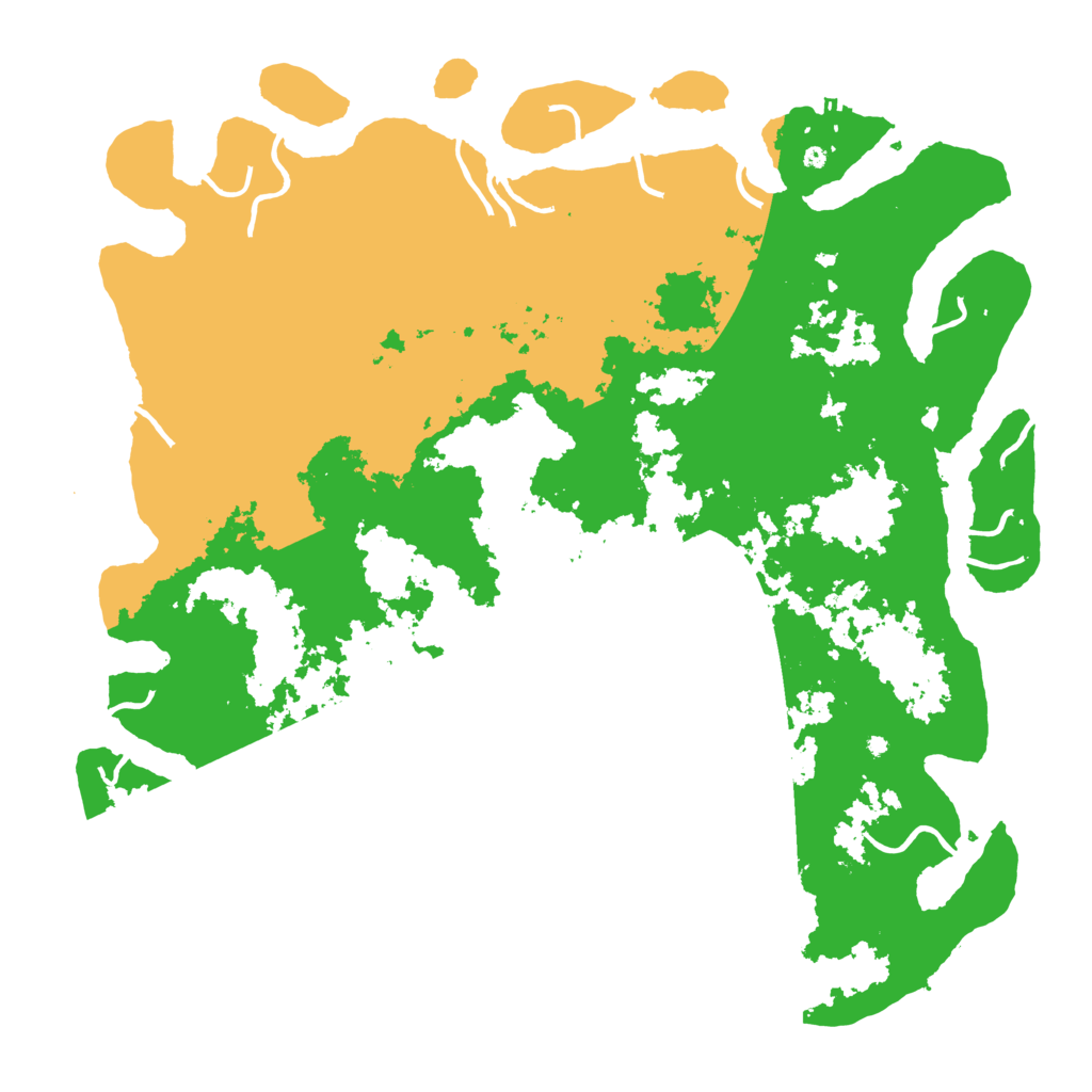 Biome Rust Map: Procedural Map, Size: 5000, Seed: 27346563