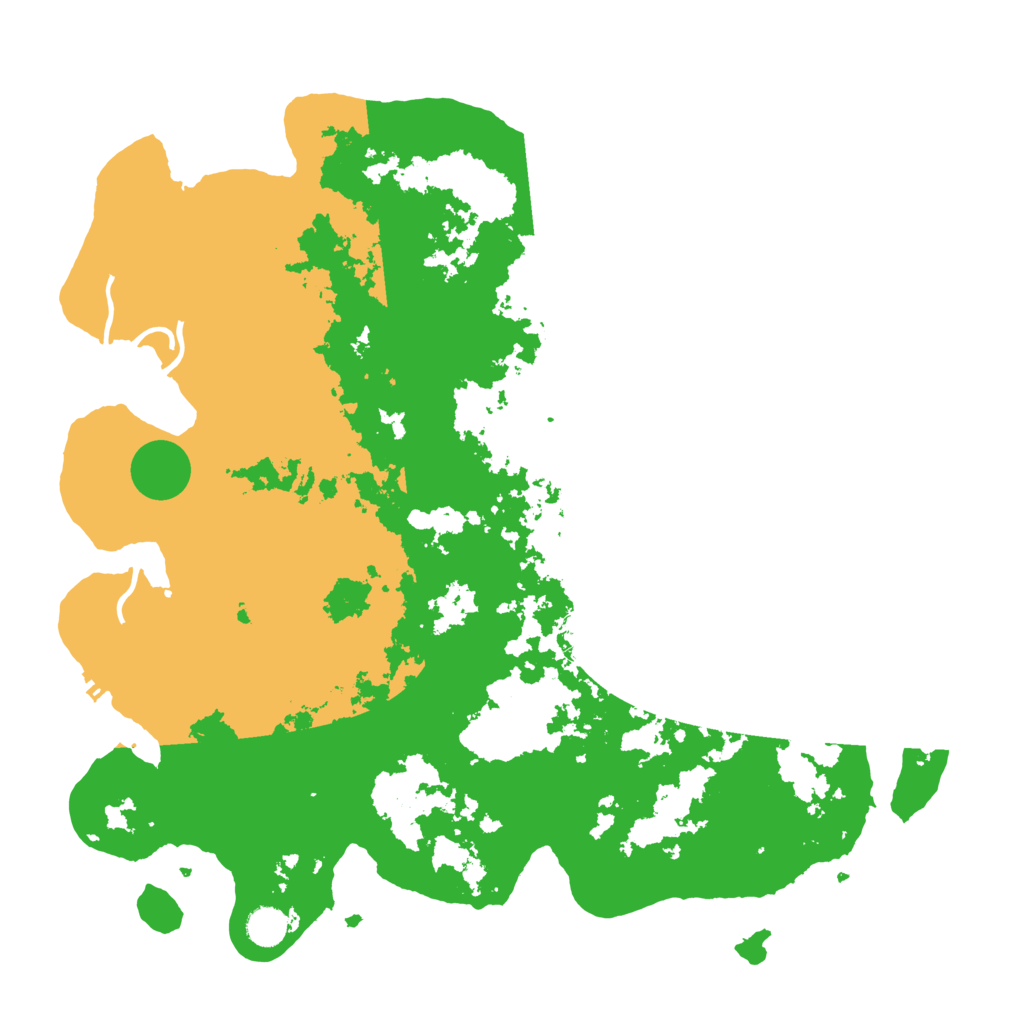 Biome Rust Map: Procedural Map, Size: 4500, Seed: 1504169001