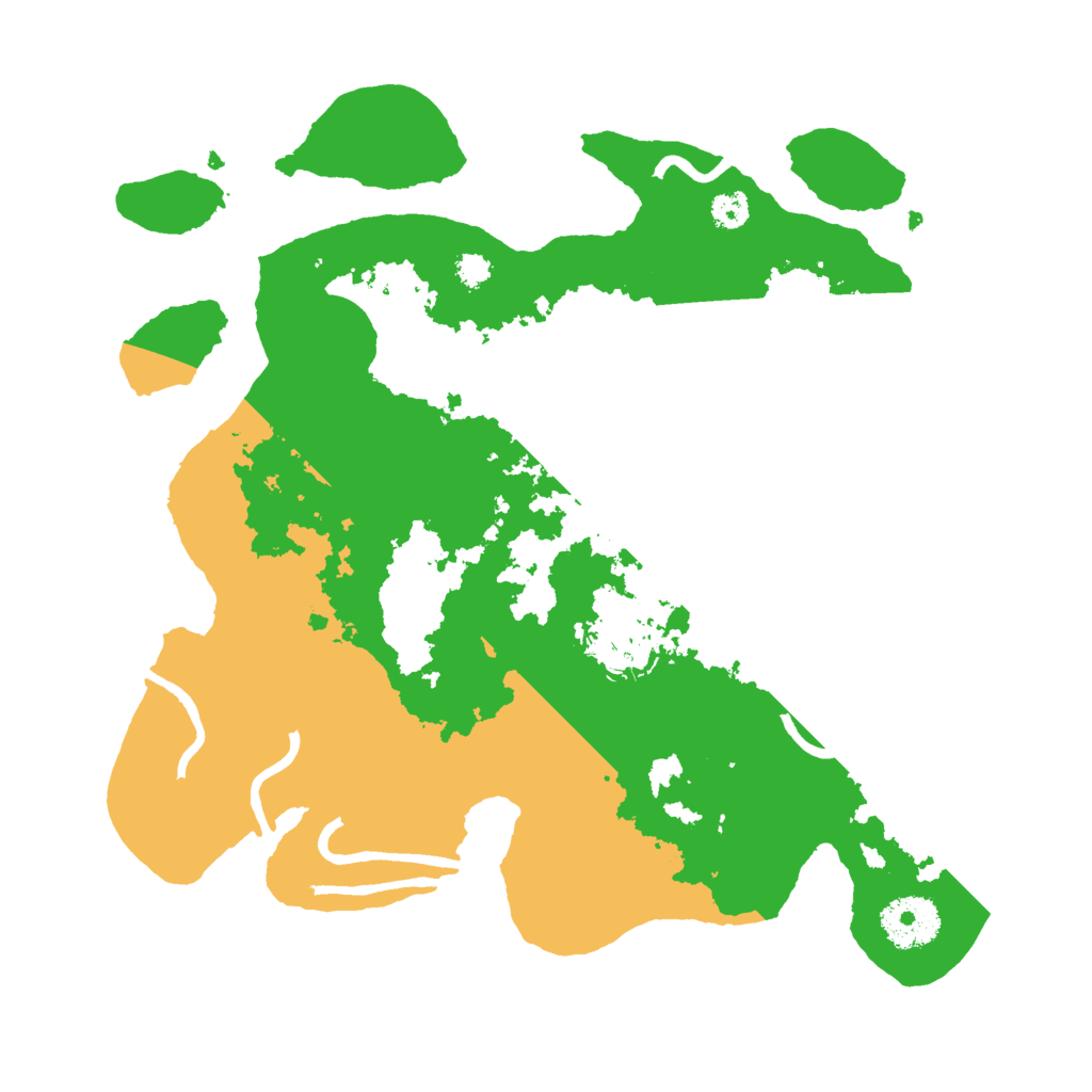 Biome Rust Map: Procedural Map, Size: 3000, Seed: 1225839729