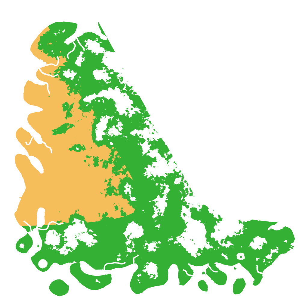 Biome Rust Map: Procedural Map, Size: 6000, Seed: 357951456