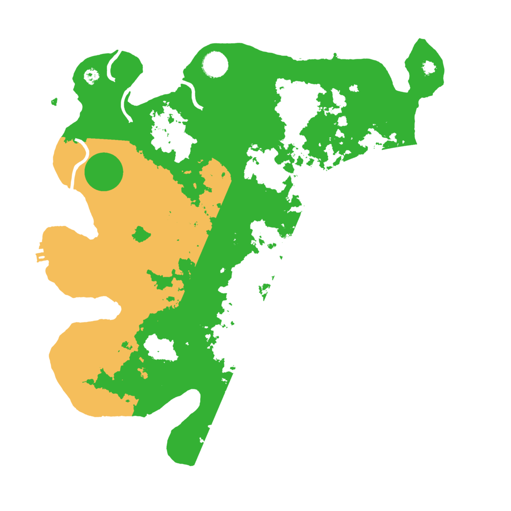 Biome Rust Map: Procedural Map, Size: 3500, Seed: 1437487478